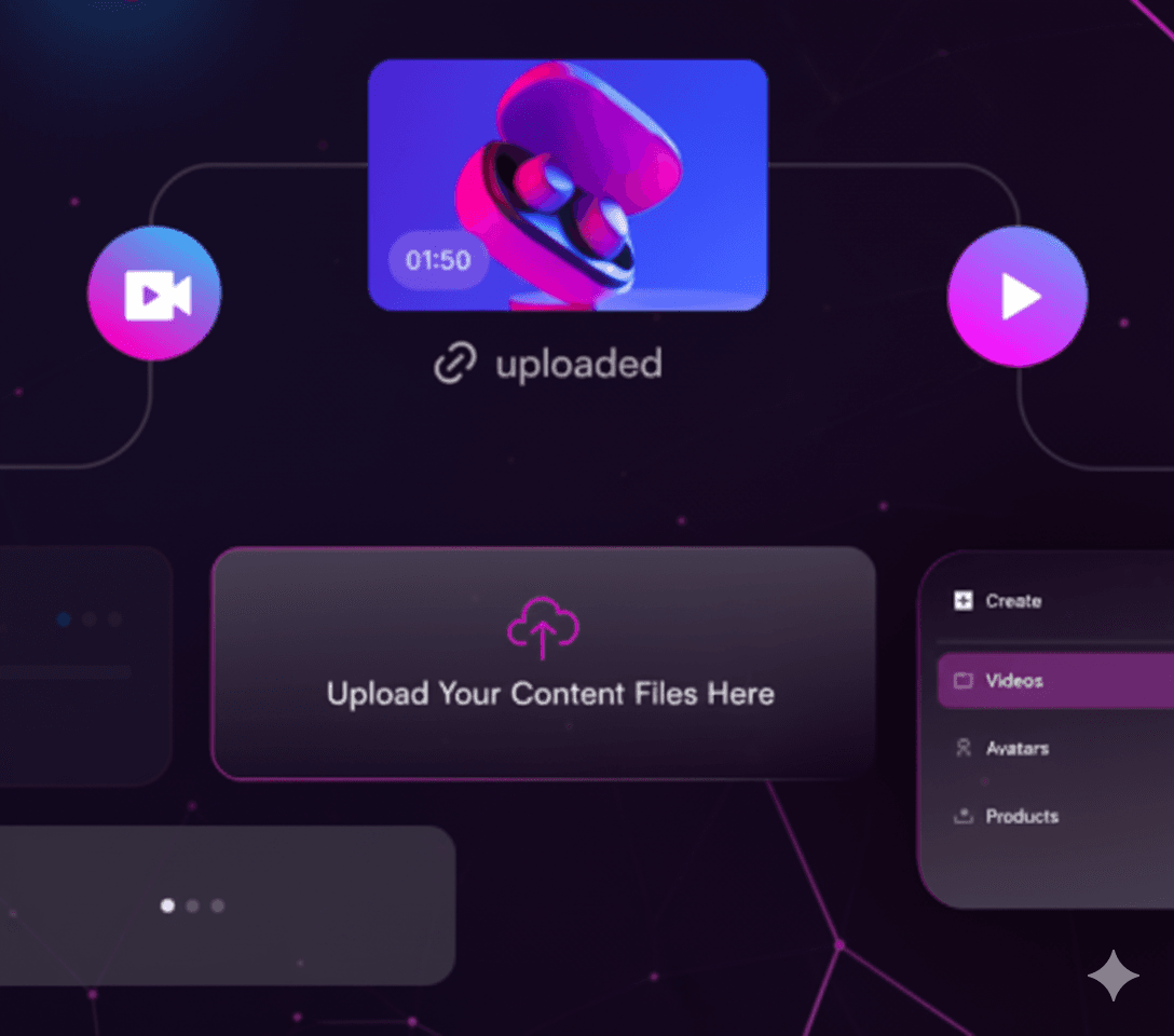 Upload your content